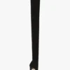 Bottes Harlow à bout ouvert en jersey stretch 100, couleur noire Bottes Harlow à bout ouvert en jersey stretch 100, couleur noire