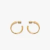 Boucles d’oreilles boutons de manchette en or clair Boucles d’oreilles boutons de manchette en or clair