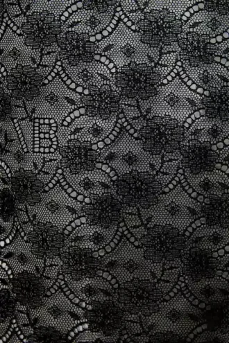 Caraco en dentelle noir