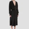 Cardigan à poches torsadées noir Cardigan à poches torsadées noir
