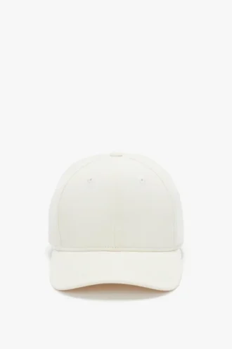 Casquette à logo en blanc antique