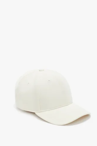 Casquette à logo en blanc antique