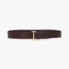 Ceinture de smoking Dorian en cuir souple bordeaux Ceinture de smoking Dorian en cuir souple bordeaux