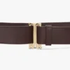 Ceinture de smoking Dorian en cuir souple bordeaux Ceinture de smoking Dorian en cuir souple bordeaux