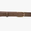 Ceinture Dorian B en cuir souple gris tourterelle Ceinture Dorian B en cuir souple gris tourterelle