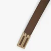 Ceinture Dorian B en cuir souple gris tourterelle Ceinture Dorian B en cuir souple gris tourterelle