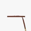 Ceinture Dorian B Finite en cuir souple brun foncé