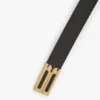 Ceinture Dorian B Finite en cuir souple noir Ceinture Dorian B Finite en cuir souple noir
