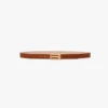 Ceinture Dorian classique en cuir lisse beige Ceinture Dorian classique en cuir lisse beige