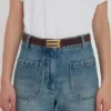 Ceinture Dorian en cuir bordeaux Ceinture Dorian en cuir bordeaux
