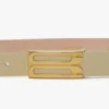 Ceinture Dorian en cuir grainé ivoire Ceinture Dorian en cuir grainé ivoire