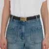 Ceinture Dorian en cuir noir Ceinture Dorian en cuir noir