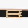 Ceinture Dorian en cuir noir Ceinture Dorian en cuir noir