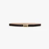 Ceinture Dorian en cuir noir brillant Ceinture Dorian en cuir noir brillant