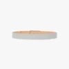 Ceinture Jumbo Dorian en cuir brillant couleur magnésium Ceinture Jumbo Dorian en cuir brillant couleur magnésium