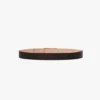 Ceinture Jumbo Dorian en cuir noir brillant Ceinture Jumbo Dorian en cuir noir brillant