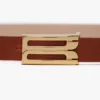 Ceinture Micro Dorian en cuir beige Ceinture Micro Dorian en cuir beige