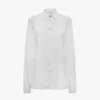 Chemise à plis creux en blanc Chemise à plis creux en blanc