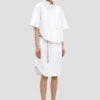 Chemise trapèze en blanc optique Chemise trapèze en blanc optique