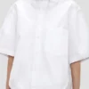 Chemise trapèze en blanc optique Chemise trapèze en blanc optique