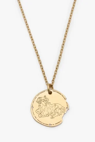 Collier du signe du zodiaque Bélier