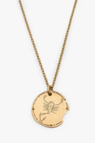 Collier du signe du zodiaque Scorpion