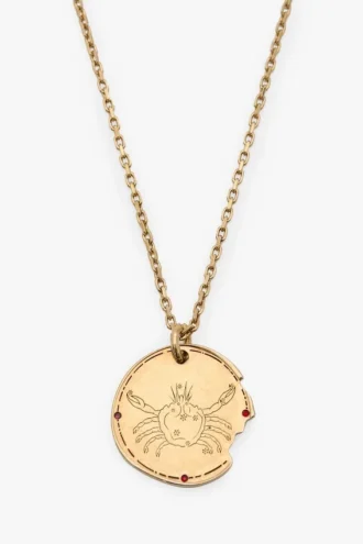 Collier signe du zodiaque Cancer