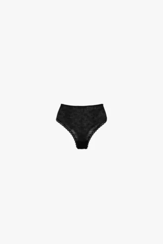 Culotte en dentelle noire