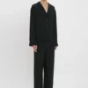 Ensemble de pyjama VB Monogram en noir Ensemble de pyjama VB Monogram en noir