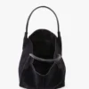 Grand sac cabas The Victoria en daim bleu marine