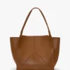 Grand sac cabas Victoria en cuir beige Grand sac cabas Victoria en cuir beige