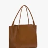 Grand sac cabas Victoria en cuir beige Grand sac cabas Victoria en cuir beige