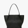 Grand sac cabas Victoria en cuir noir Grand sac cabas Victoria en cuir noir