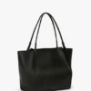 Grand sac cabas Victoria en cuir noir Grand sac cabas Victoria en cuir noir
