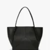 Grand sac cabas Victoria en cuir noir Grand sac cabas Victoria en cuir noir