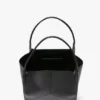 Grand sac cabas Victoria en cuir noir Grand sac cabas Victoria en cuir noir