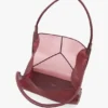 Grand sac cabas Victoria en maille bordeaux Grand sac cabas Victoria en maille bordeaux