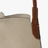 Grand sac cabas Victoria en toile ivoire Grand sac cabas Victoria en toile ivoire