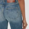 Jean stretch Julia, délavage bleu usé