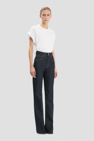 Jean stretch Julia, délavage indigo