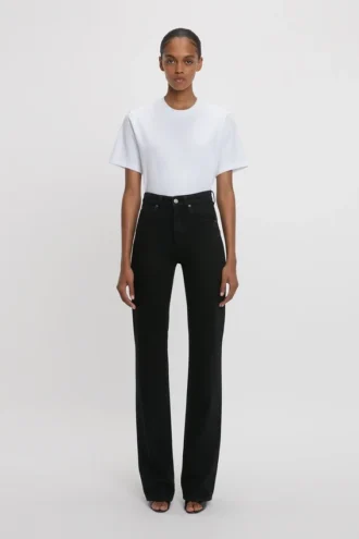 Jean stretch Julia en noir délavé