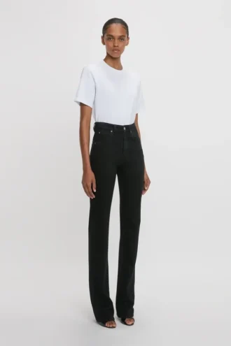 Jean stretch Julia en noir délavé