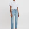 Jeans Victoria délavé bleu clair Jeans Victoria délavé bleu clair