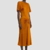 Jupe midi Bela en bronze Jupe midi Bela en bronze