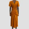 Jupe midi Bela en bronze Jupe midi Bela en bronze