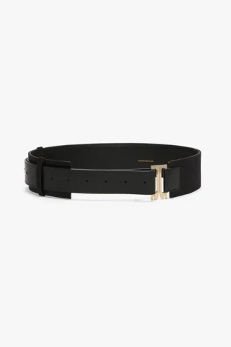 Large ceinture de smoking Dorian en noir