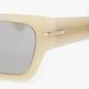 Lunettes de soleil en acétate marbré ivoire