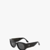 Lunettes de soleil à motif monogramme en noir Lunettes de soleil à motif monogramme en noir