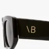 Lunettes de soleil à motif monogramme en noir Lunettes de soleil à motif monogramme en noir
