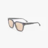 Lunettes de soleil oversize en acétate bleu transparent Lunettes de soleil oversize en acétate bleu transparent